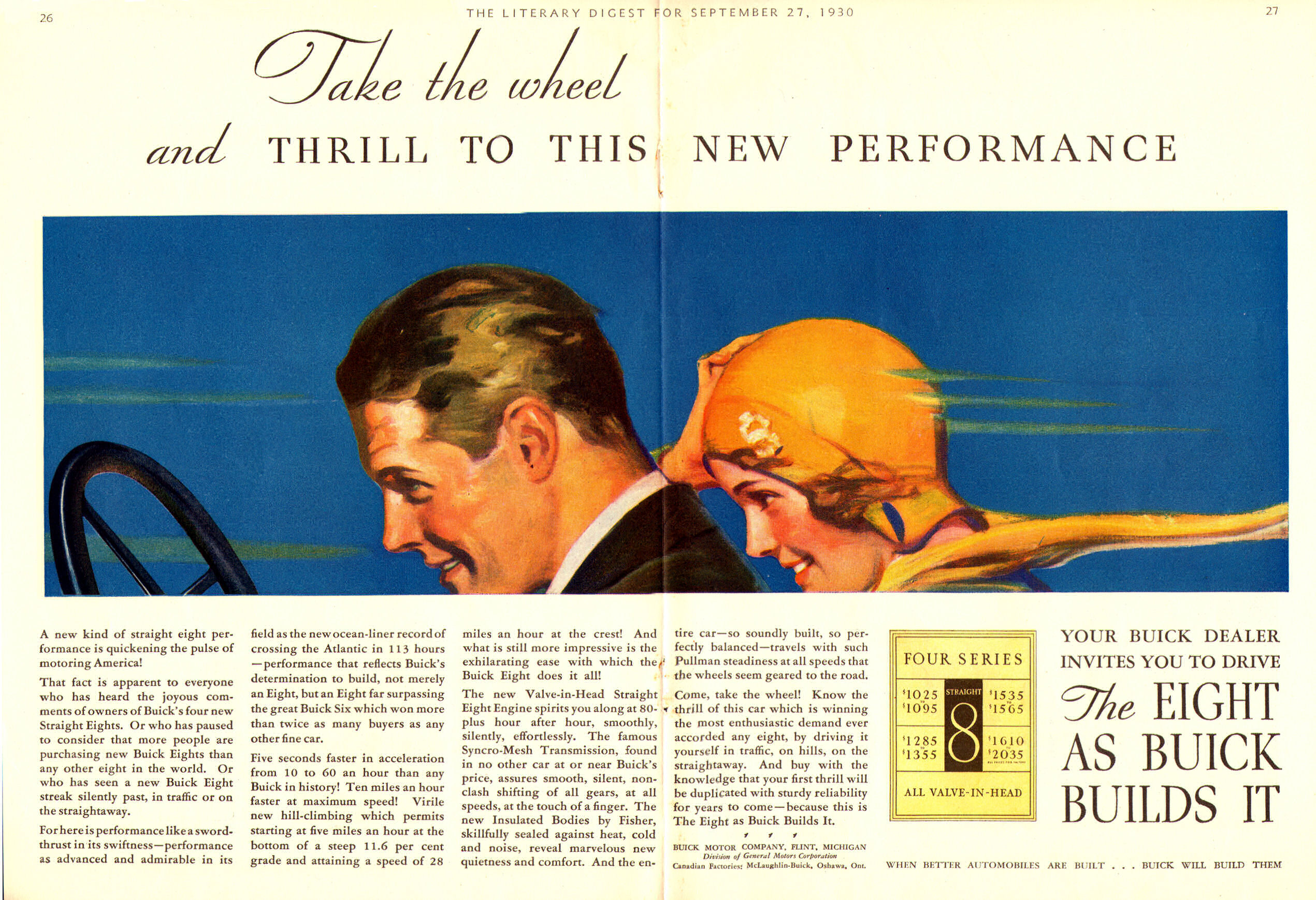 1931 Buick Auto Advertising
